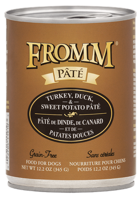 Fromm Turkey, Duck &amp; Sweet Potato Canned Dog Food 12oz