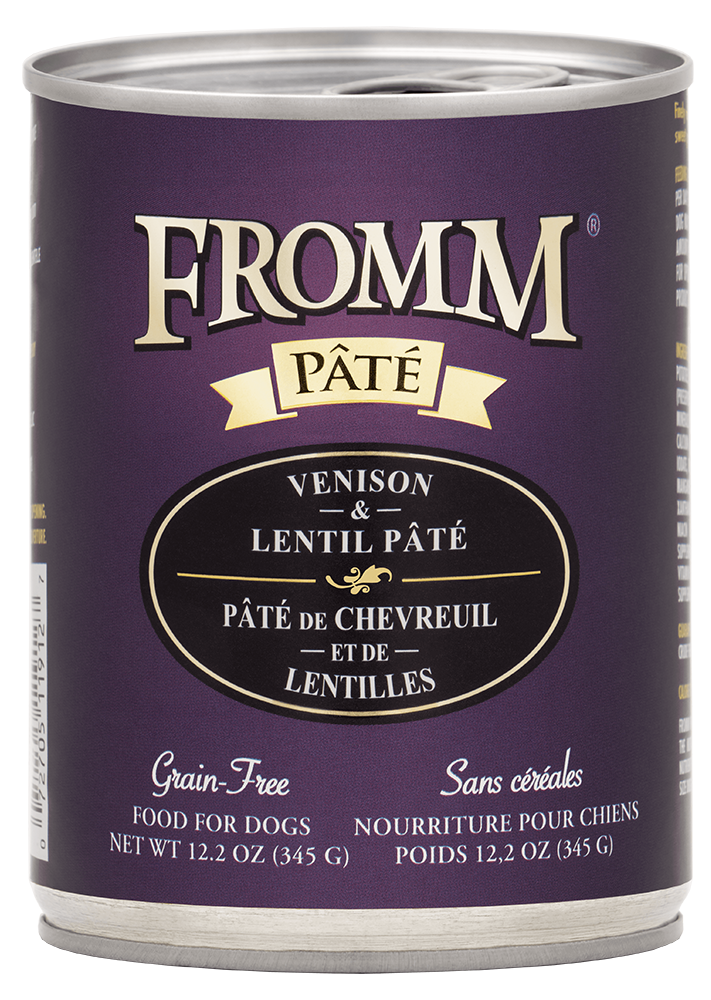 Fromm Venison &amp; Lentil Canned Dog Food 12oz