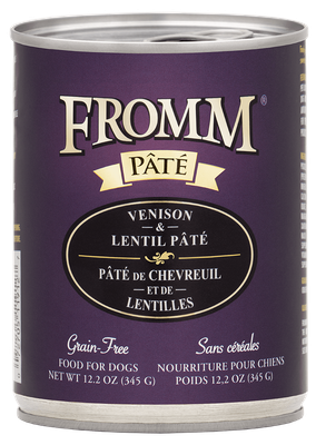 Fromm Venison &amp; Lentil Canned Dog Food 12oz