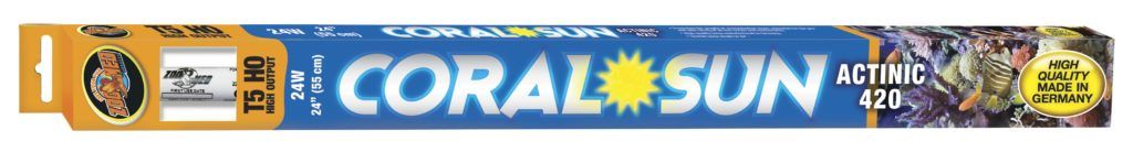 Zoo Med T5 HO 46&quot; 54W Coral Sun Actinic 420