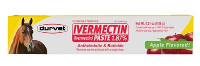 Durvet Ivermectin Dewormer Paste, 1.87%, 6.08g
