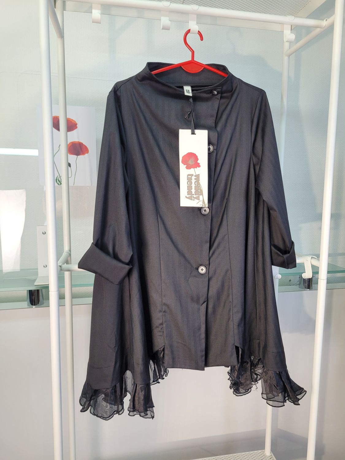 Elegancki żakiet z tiulem Wendy Trendy