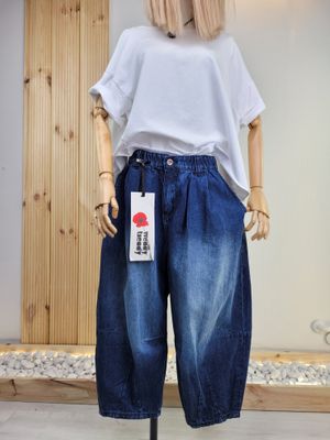 Barrel Balloon-Cut Jeans - Wendy Trendy