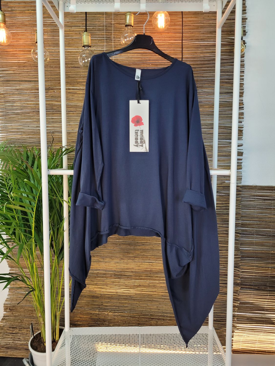 Bluzka asymetryczna długa Wendy Trendy