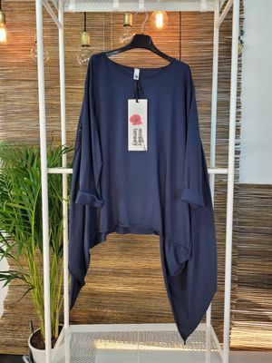 Bluzka asymetryczna długa Wendy Trendy