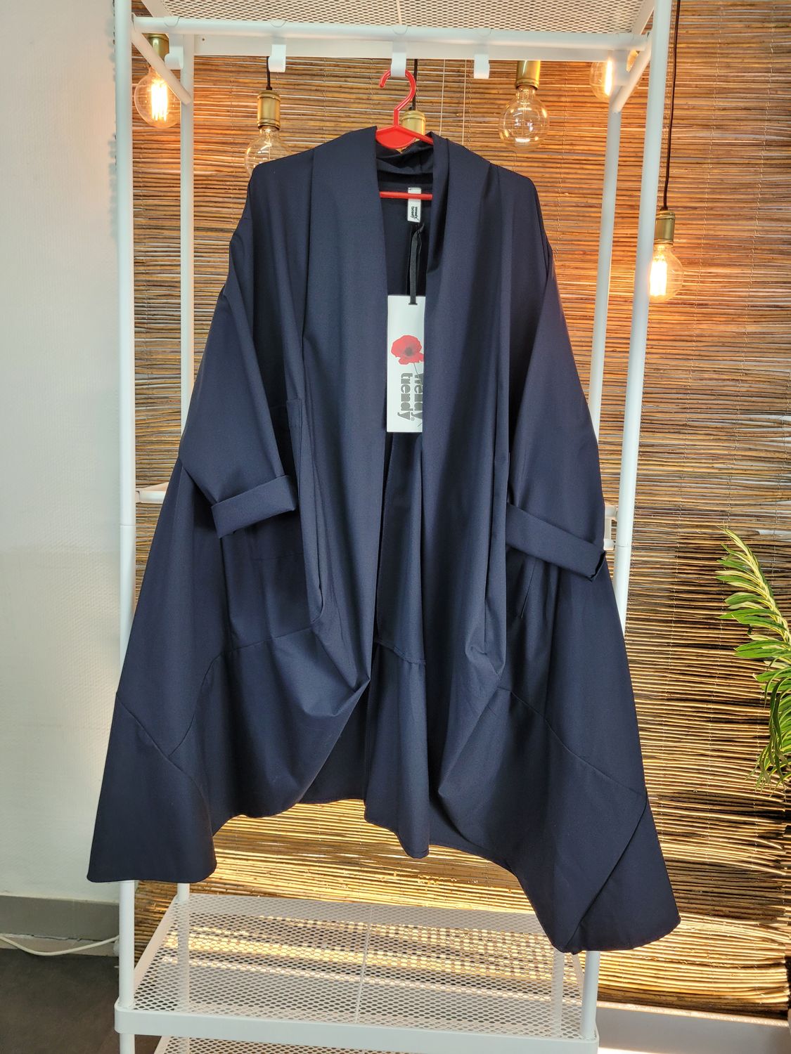 Płaszcz wiosenny Wendy Trendy granatowy