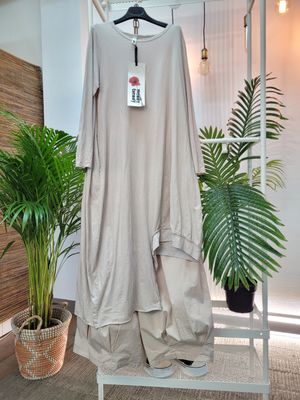 Tunika długa do spodni Wendy Trendy beżowa