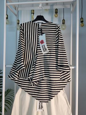 Bluzka w paski poziom-pion Wendy Trendy