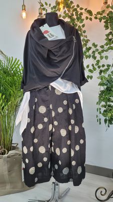 Spodnie kuloty w kropkii Wendy Trendy