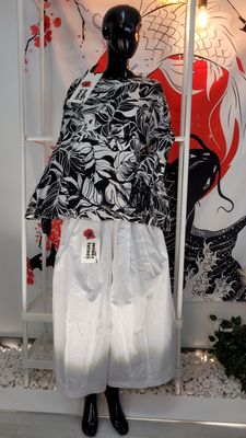 Bluzka z wiskozy w print Wendy Trendy