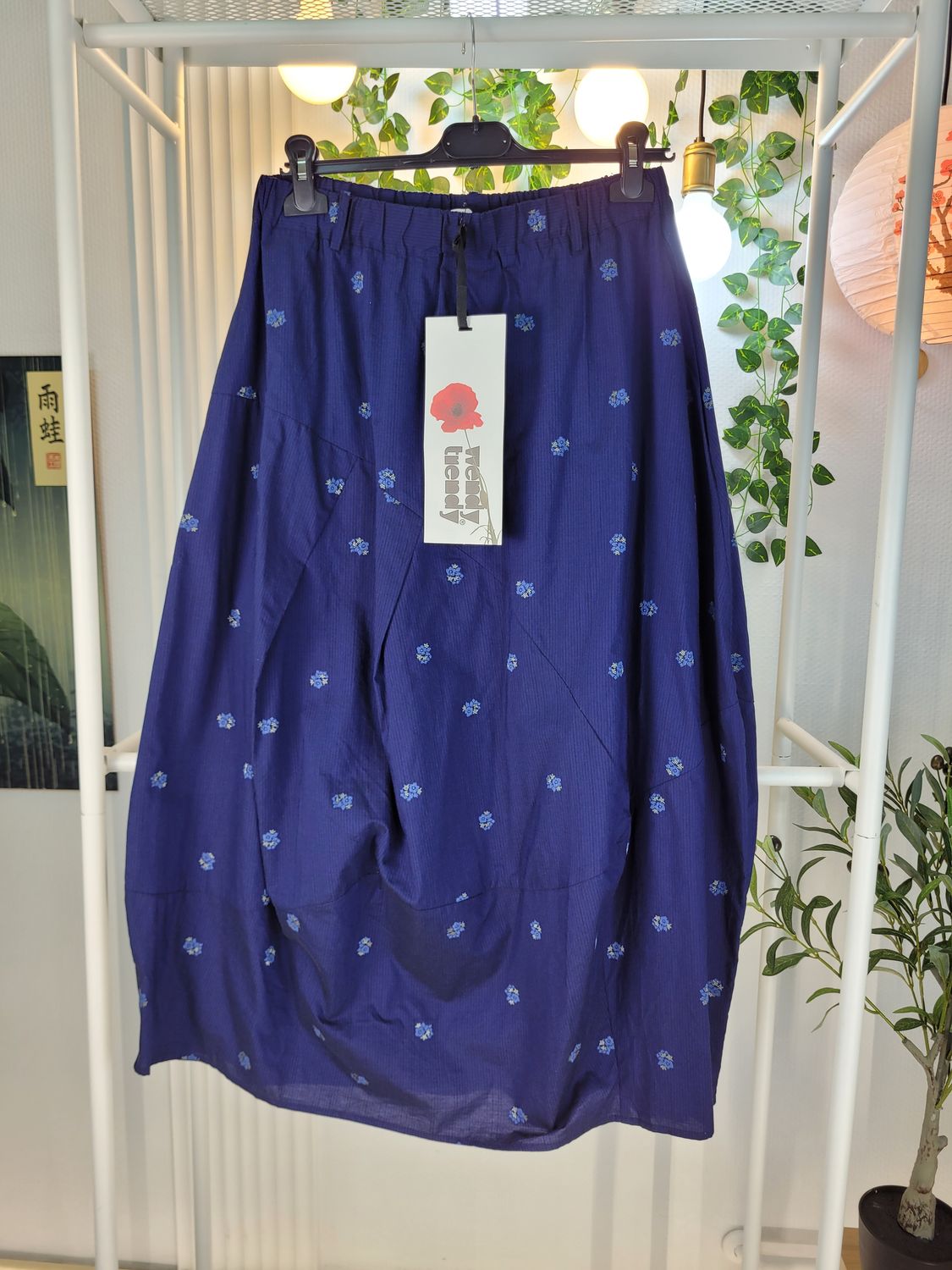 Spódnica bombka kropki kwiaty Wendy Trendy