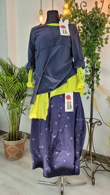 Spódnica bombka kropki kwiaty Wendy Trendy