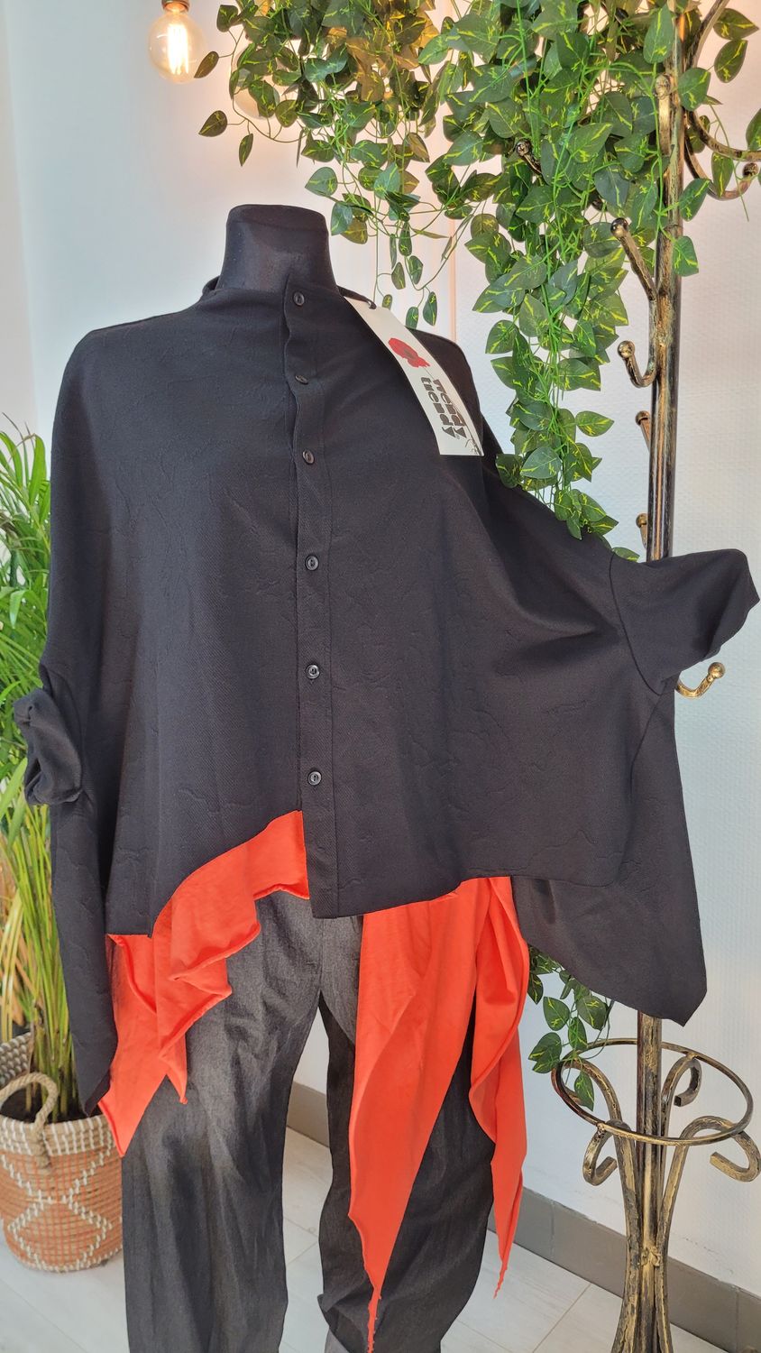 Kurtka dzianinowa asymetryczna Wendy Trendy