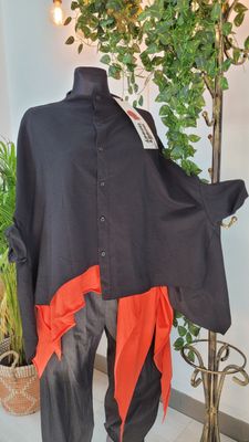 Kurtka dzianinowa asymetryczna Wendy Trendy