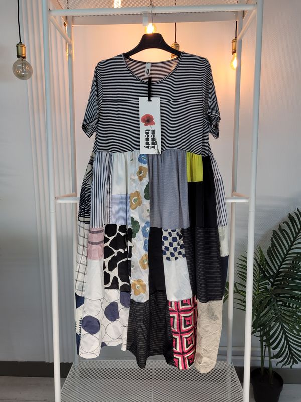 Sukienka patchwork Wendy Trendy