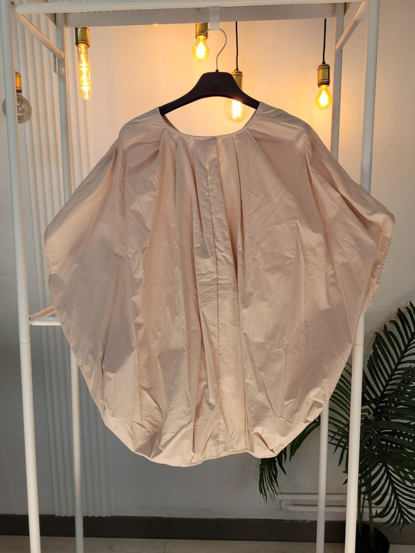 Bluzka oversize w stylu kimono beżowa Wendy Trendy