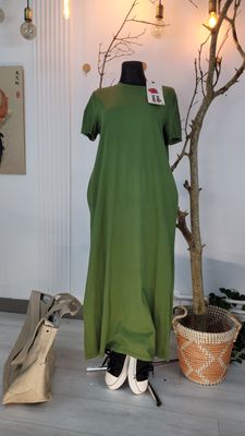 Długa sukienka letnia zielona Wendy Trendy
