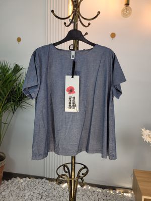 Bluzka Wendy Trendy z lekkiej tkaniny o melanżowym efekcie