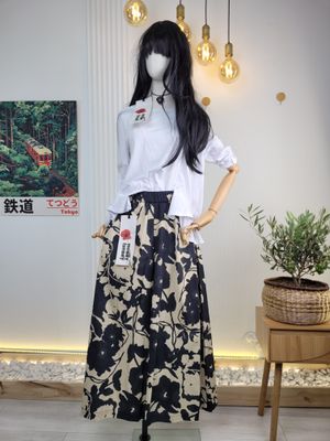 Wendy Trendy Floral Wide-Leg Pants