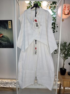 Wide Balloon Pants with Stripes Wendy Trendy