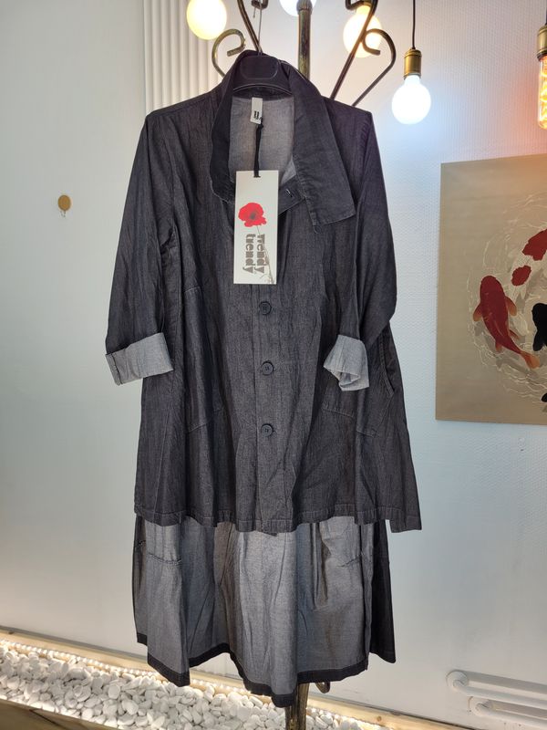 Lightweight Wendy Trendy Denim Tailcoat
