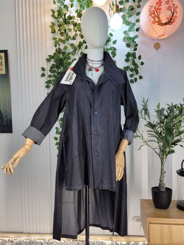 Lightweight Wendy Trendy Denim Tailcoat