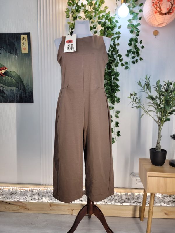 Kombinezon z dzianiny Milano taupe Wendy Trendy