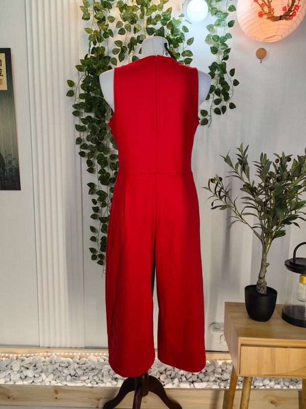 Milano Knit Red Jumpsuit Wendy Trendy