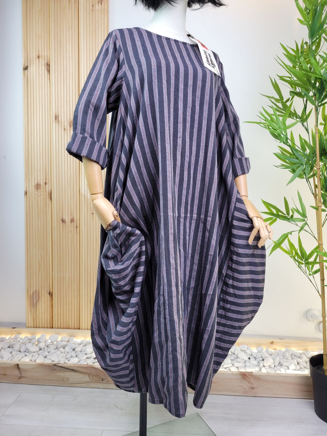 Striped Dress - Wendy Trendy