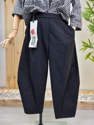 Dropped-Crotch Tapered Trousers - Wendy Trendy