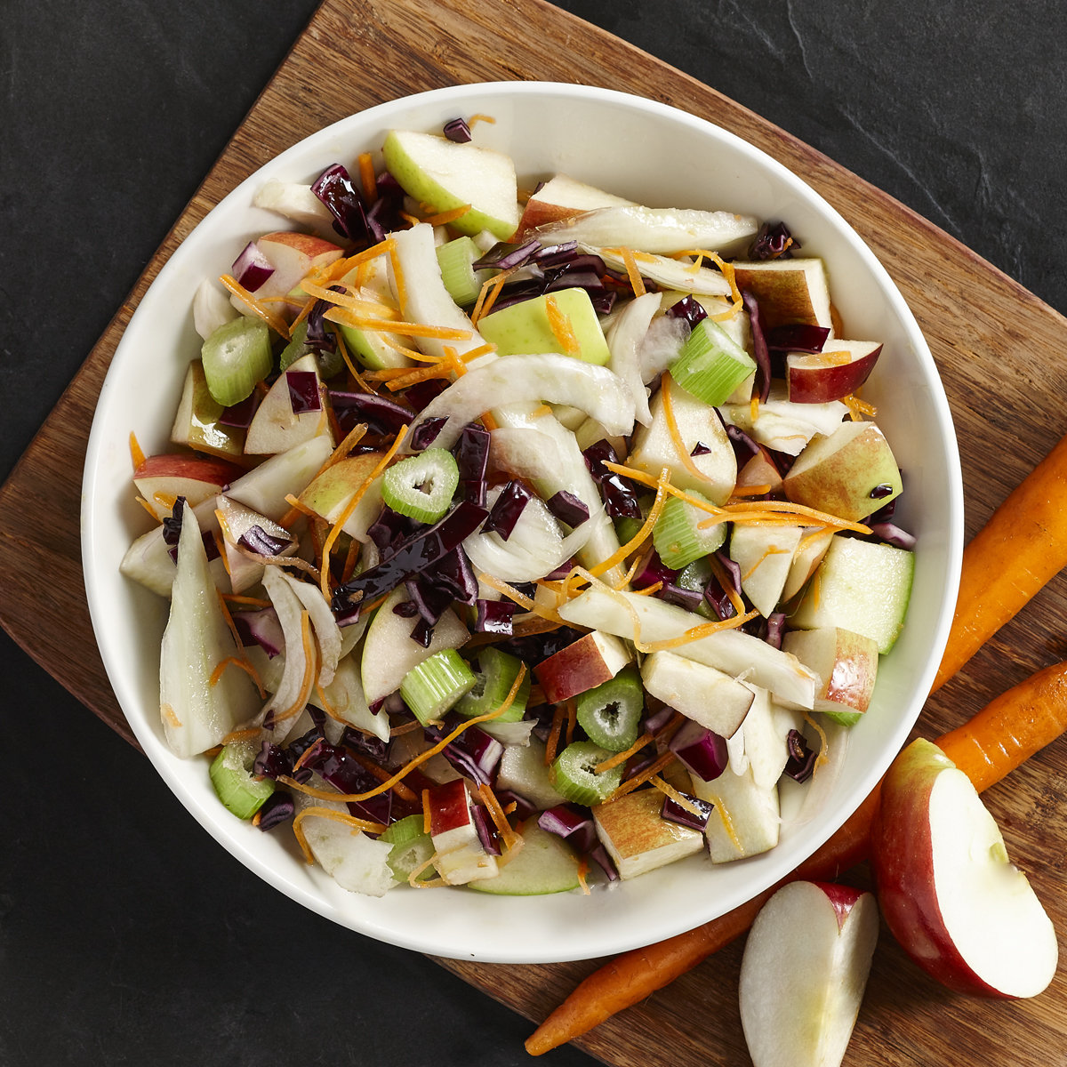 Salade croustillante fenouil &amp; pommes