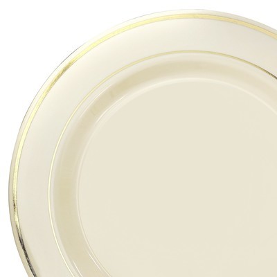 DOUBLE RIMMED - IVORY &amp; GOLD -
