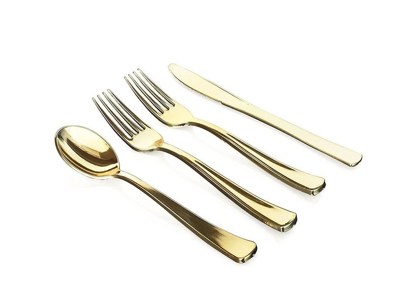 Plastic Gold Knife