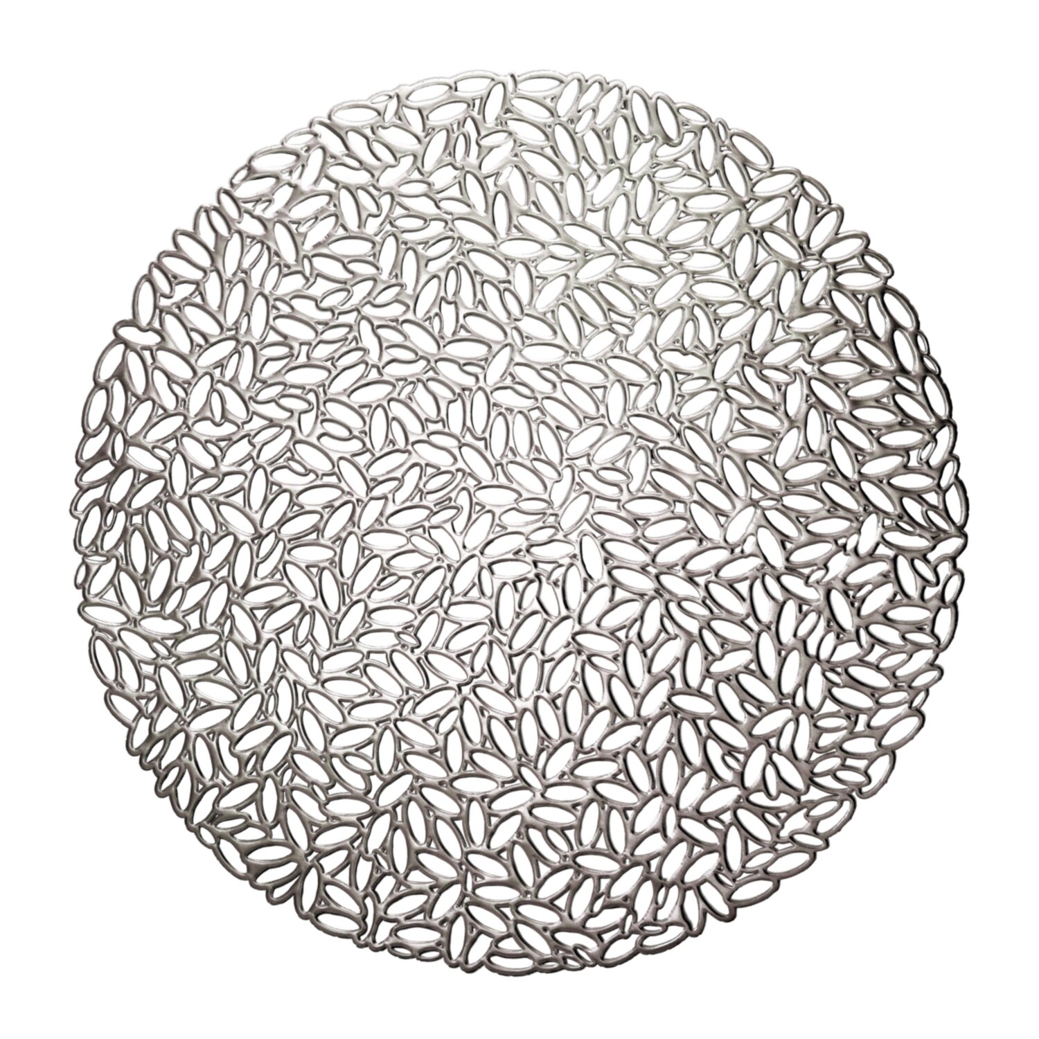 Silver - Musk Round Placemat -1 PIECES SAMPLE -