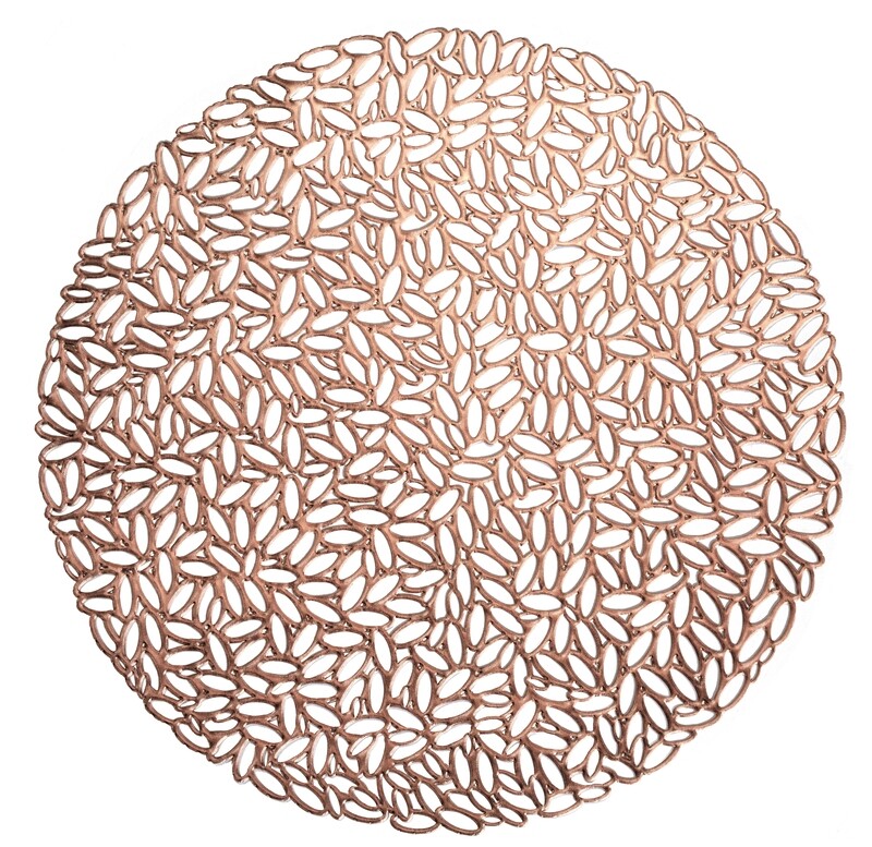 Rose Gold - Musk Round Placemat -1 PIECES SAMPLE -