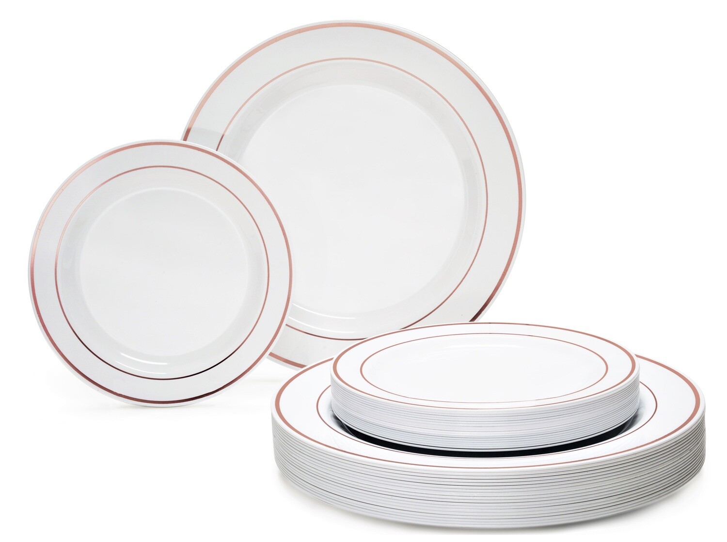 White &amp; Rose Gold Rim