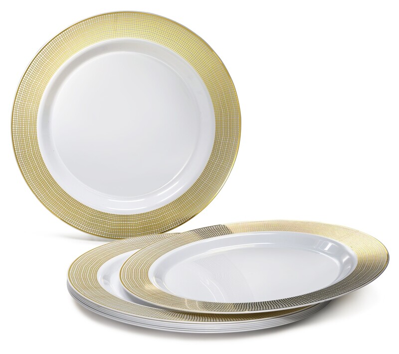Linen White &amp; Gold