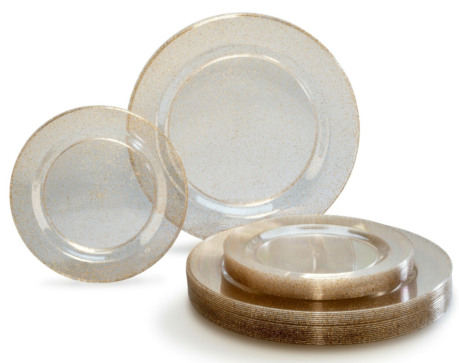 Season Clear &amp; Gold Glitter