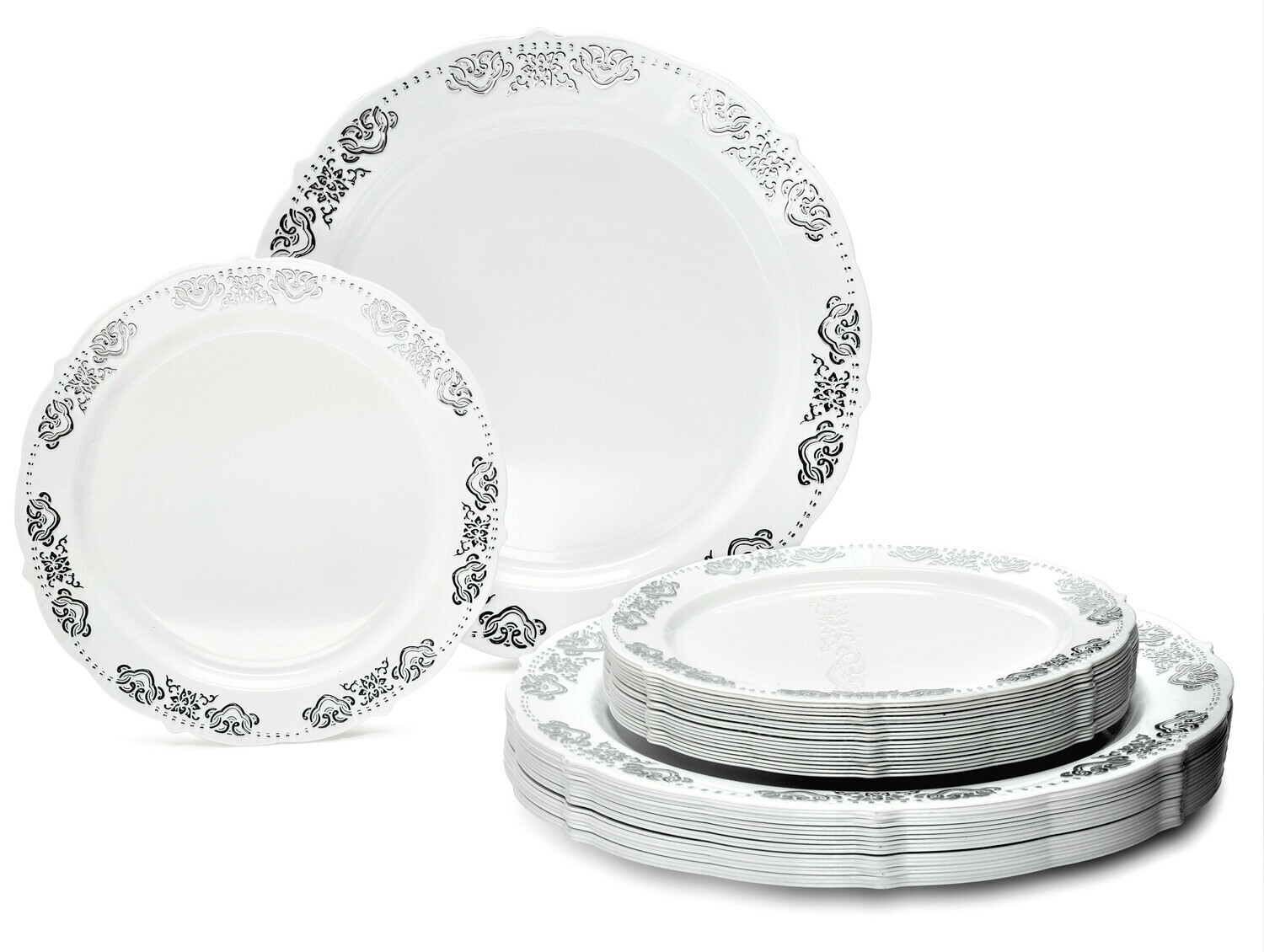 Portofino White &amp; Silver