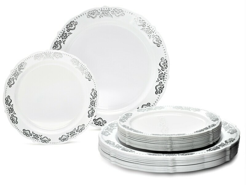 Portofino White &amp; Silver