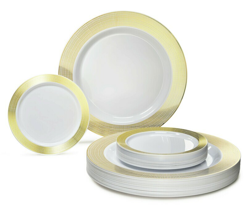 Linen in White &amp; Gold