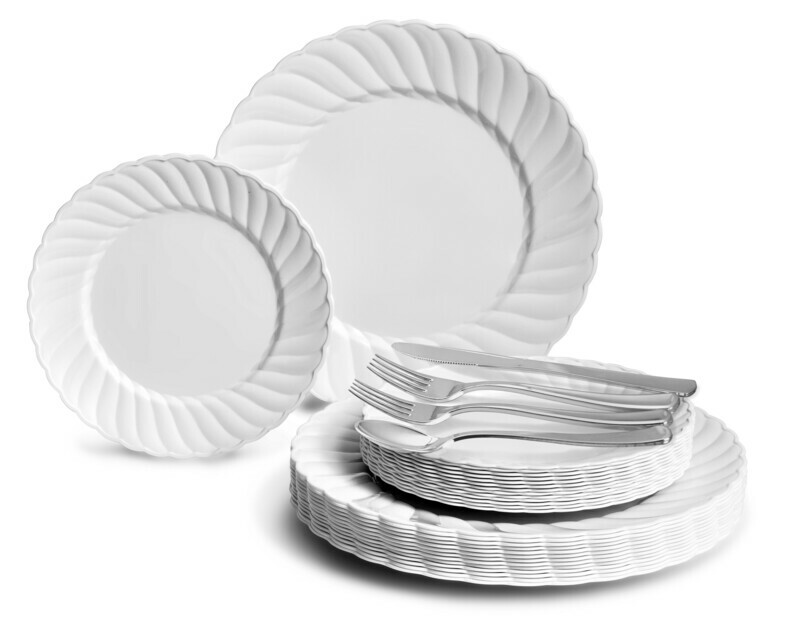 Blossom in White + Silverware