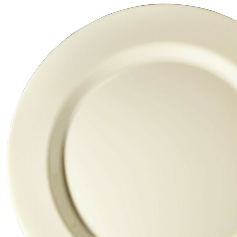Plain Ivory - Gold Silverware