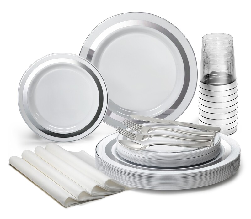 Soleil White &amp; Silver - Silver Silverware