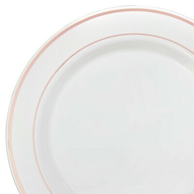 DOUBLE RIMMED COLLECTION -WHITE &amp; ROSE GOLD