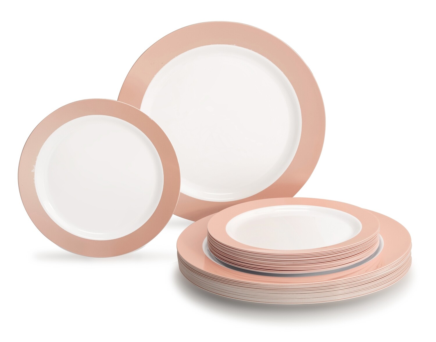 Rio in White &amp; Pearled Pink Blush
