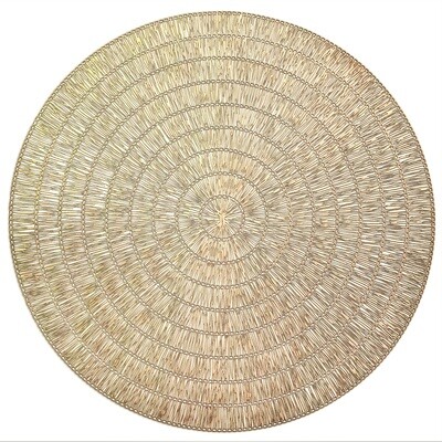 Splendor Design - Matt Gold - Round Placemat