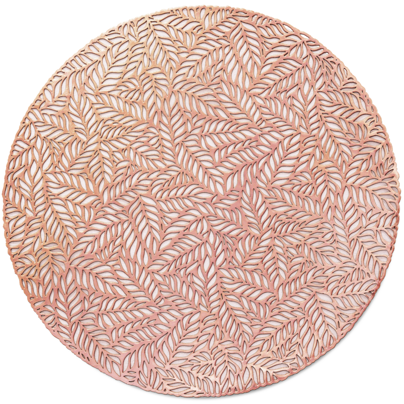 Aspen Design - Rose Gold - Round Placemat