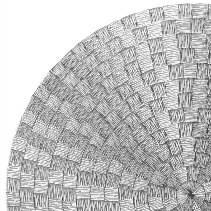 Fiji Design - Silver - Round Placemat