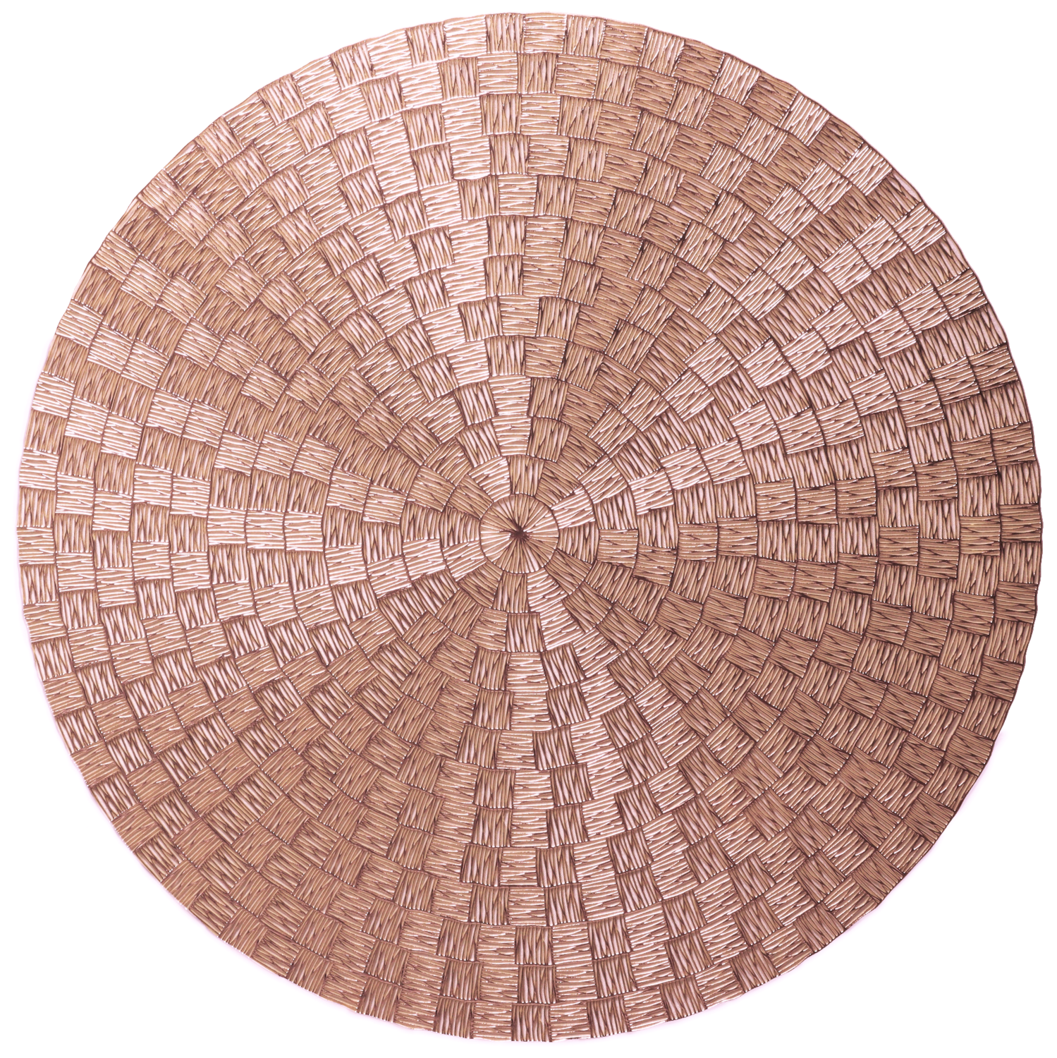 Fiji Design - Rose Gold - Round Placemat